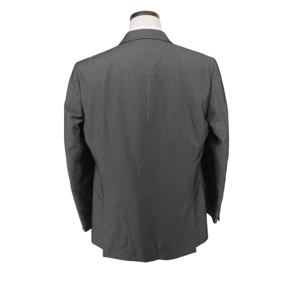 Kenneth Cole Reaction Men's Sport Coat Blazer Suit Jacket 2 Button Pinstripe 46L - Picture 7 of 11